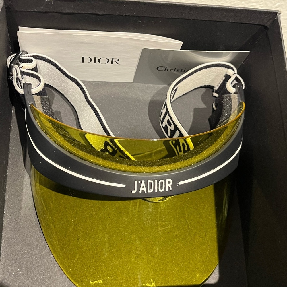 CHRISTIAN DIOR JADIOR DIORCLUB1 DIORIVIERA IBIZA SUN VISOR EYEWEAR SUN HAT - Picture 5 of 14